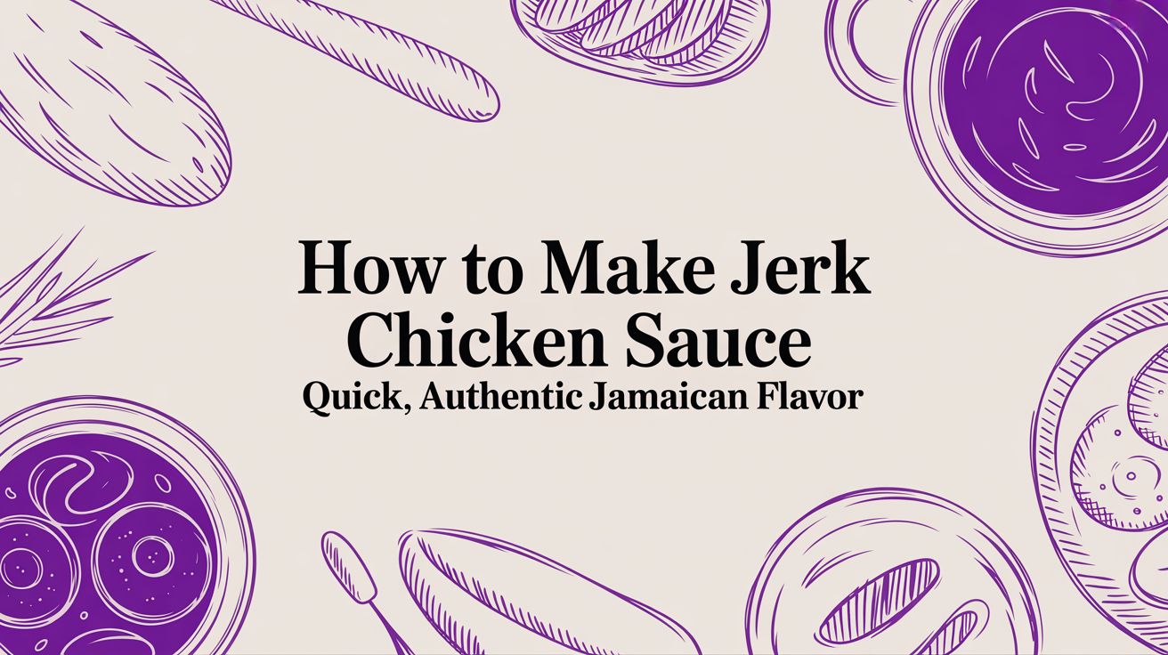 How to Make Jerk Chicken Sauce: Quick, Authentic Jamaican Flavor