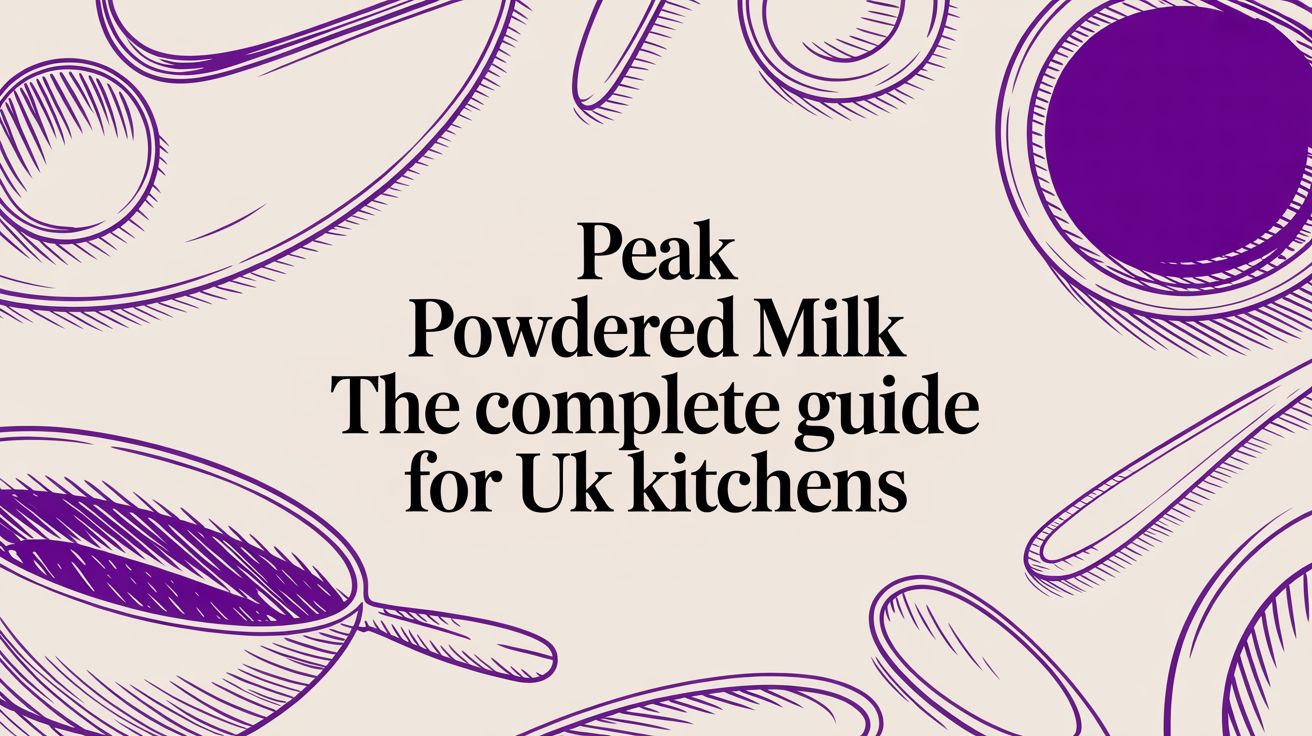 Peak Powdered Milk The Complete Guide for UK Kitchens