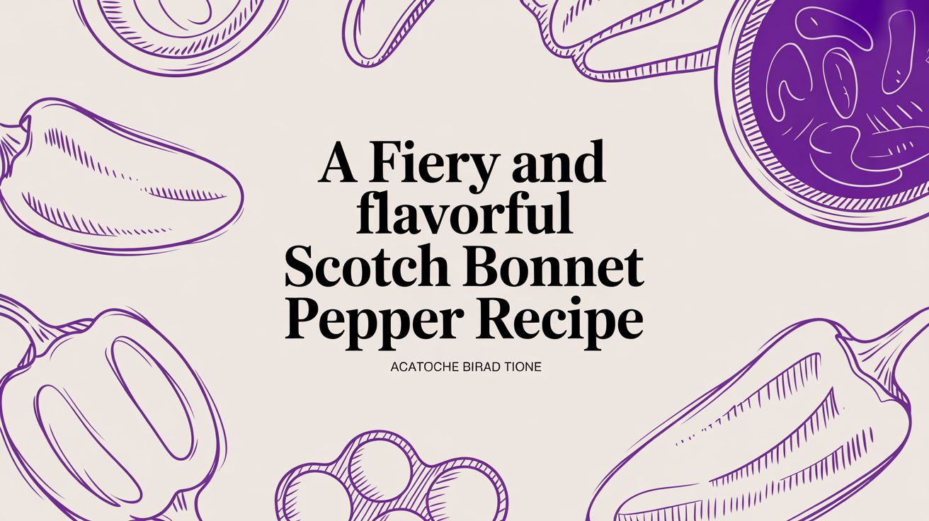 A Fiery and Flavorful Scotch Bonnet Pepper Recipe